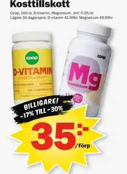 Pekås Kosttillskott erbjuda