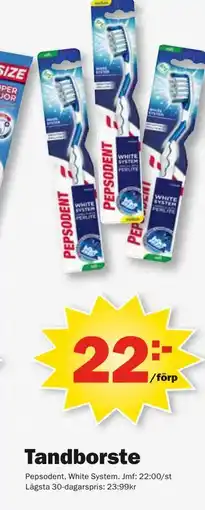 Pekås Tandborste erbjuda