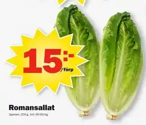 Pekås Romansallat erbjuda