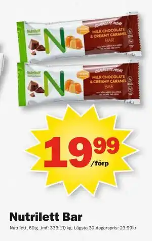 Pekås Nutrilett Bar erbjuda