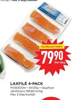 Willys LAXFILÉ 4-PACK erbjuda