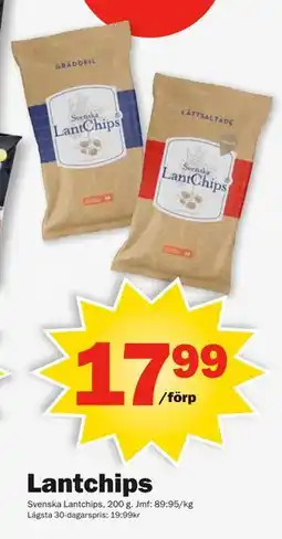 Pekås Lantchips, Medlemspris erbjuda