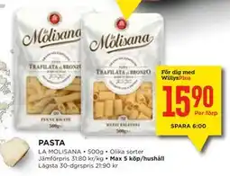 Willys PASTA, Medlemspris erbjuda