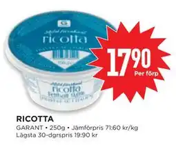 Willys RICOTTA erbjuda