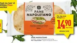 Willys PANE NAPOLETANO, Medlemspris erbjuda