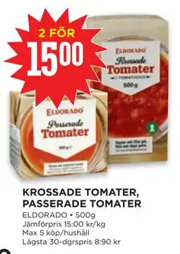 Willys KROSSADE TOMATER, PASSERADE TOMATER erbjuda