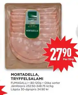 Willys MORTADELLA, TRYFFELSALAMI erbjuda
