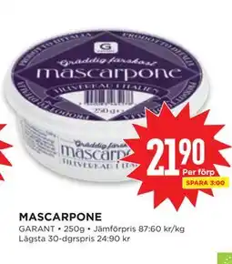 Willys MASCARPONE erbjuda