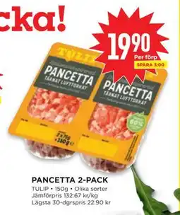 Willys PANCETTA 2-PACK erbjuda