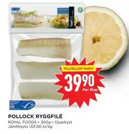 Willys POLLOCK RYGGFILÉ erbjuda