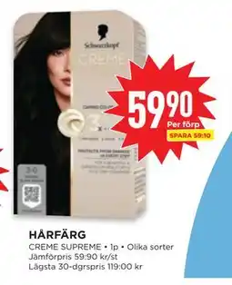 Willys HÅRFÄRG erbjuda