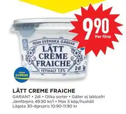 Willys LÄTT CREME FRAICHE erbjuda
