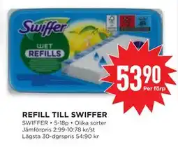 Willys REFILL TILL SWIFFER erbjuda