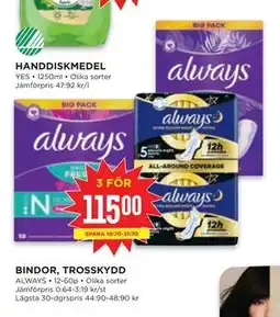 Willys BINDOR, TROSSKYDD erbjuda