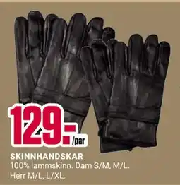 ÖoB SKINNHANDSKAR erbjuda