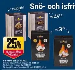 ÖoB 1-2-3 FIRE ELDA & TÄNDA erbjuda