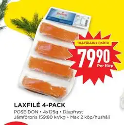 Willys Hemma LAXFILÉ 4-PACK erbjuda