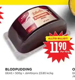 Willys Hemma BLODPUDDING erbjuda