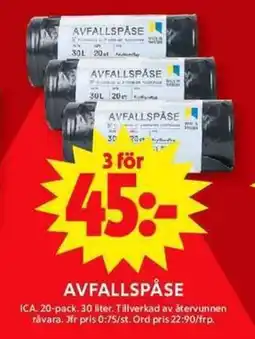 ICA Maxi ICA Avfallspåse erbjuda