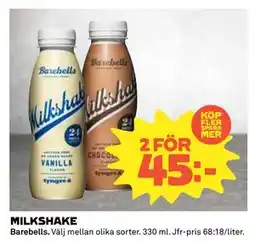 Coop Daglivs MILKSHAKE erbjuda