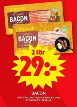 ICA Maxi TULIP Bacon erbjuda