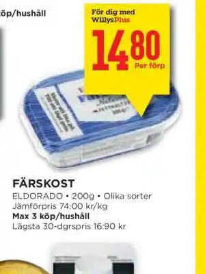 Willys Färskost erbjuda