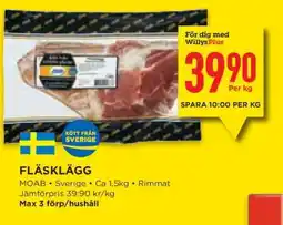 Willys FLÄSKLÄGG erbjuda