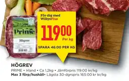 Willys Högrev erbjuda