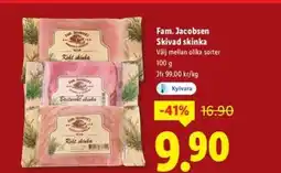 Lidl Fam. Jacobsen Skivad skinka erbjuda