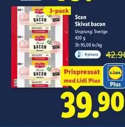 Lidl Scan Skivat Bacon erbjuda