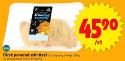 ICA Supermarket FÄRSK PANERAD SCHNITZEL erbjuda