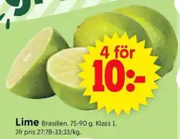 ICA Supermarket Lime erbjuda