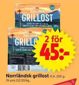ICA Supermarket NORRLÄNDSK GRILLOST erbjuda