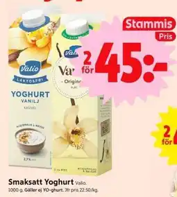 ICA Supermarket Smaksatt yoghurt Valio erbjuda