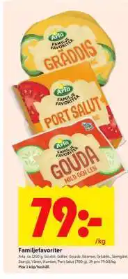 ICA Supermarket FAMILJEFAVORITER erbjuda