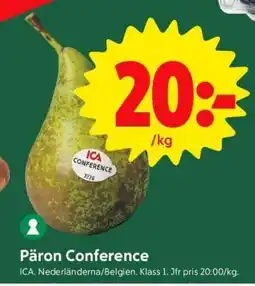 ICA Supermarket Päron conference erbjuda