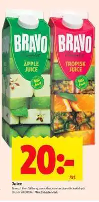 ICA Supermarket JUICE erbjuda