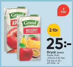 DollarStore Dryck Grand erbjuda