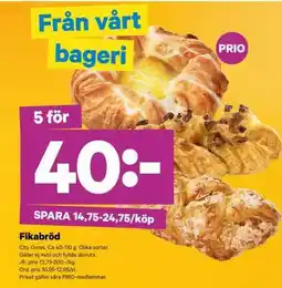 City Gross Fikabröd erbjuda