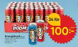 DollarStore Energidryck Boom erbjuda