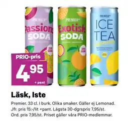 City Gross Läsk, Iste erbjuda