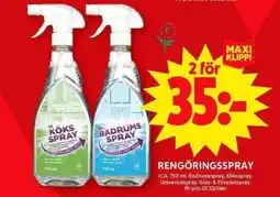 ICA Maxi ICA Rengöringsspray erbjuda