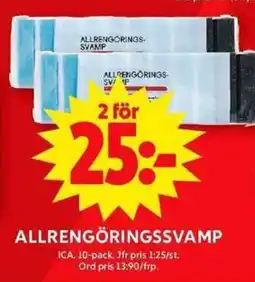 ICA Maxi ICA Allrengöringssvamp erbjuda