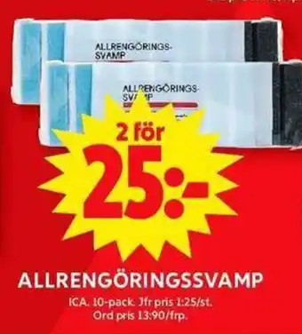 ICA Maxi ICA Allrengöringssvamp erbjuda
