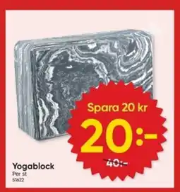 DollarStore Yogablock erbjuda