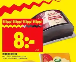 ICA Kvantum Blodpudding erbjuda