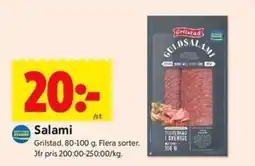 ICA Kvantum GRILSTAD Salami erbjuda