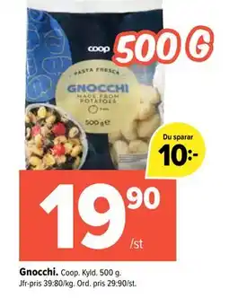 Coop Extra Gnocchi erbjuda