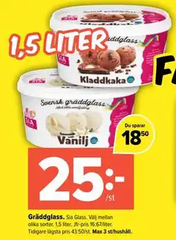Coop Extra Gräddglass erbjuda