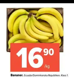 Coop Extra Bananer erbjuda